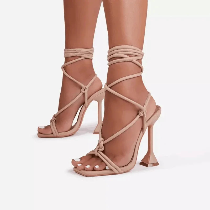 Women's Gladiator High-Heel Sandals (Open Toe)