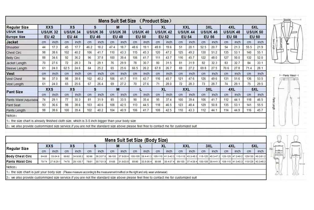 men's White 2-Piece Formal Suit