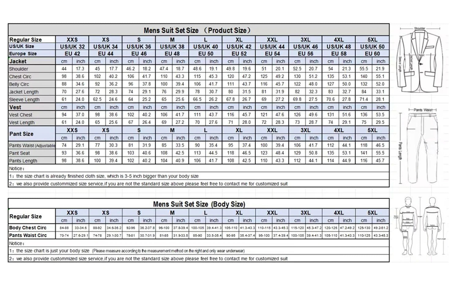 men's White 2-Piece Formal Suit