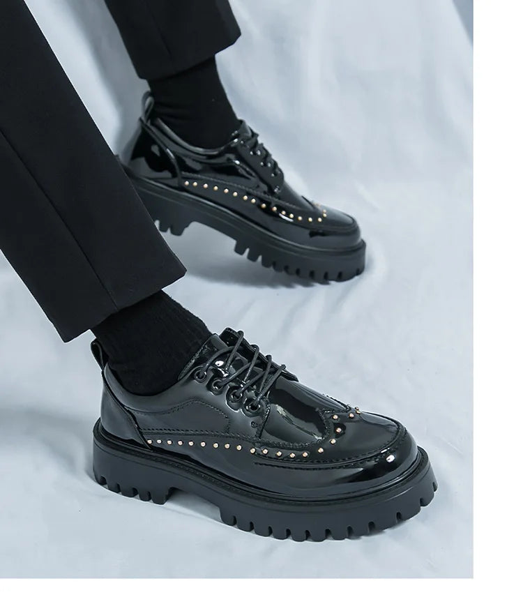 Men's Leather Oxford Dress Shoes