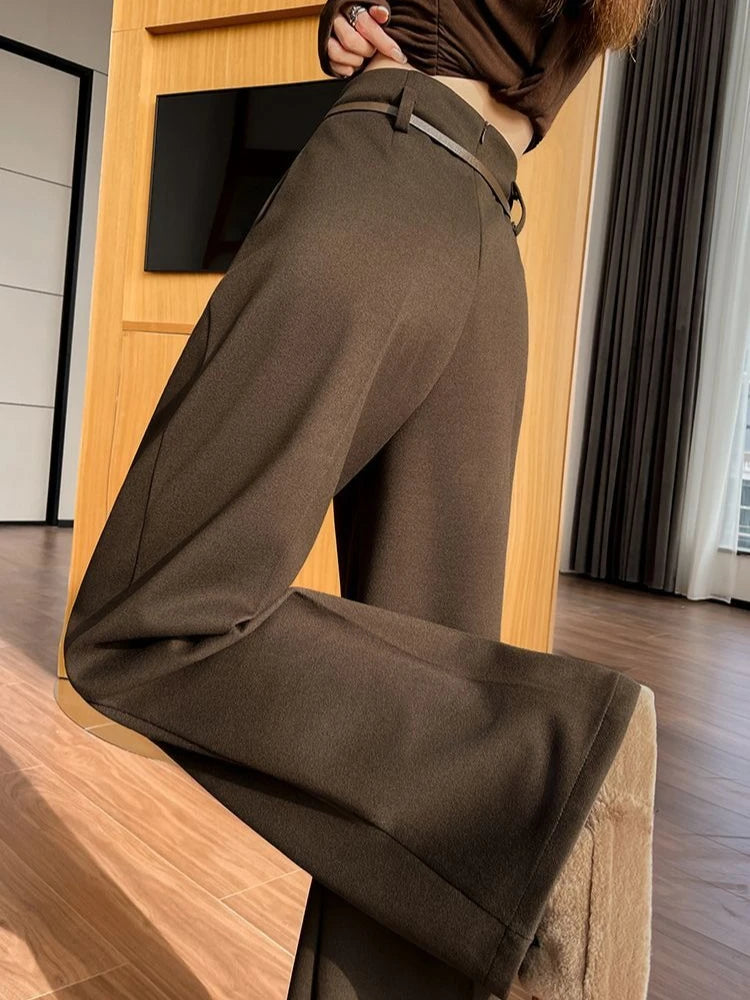 Women's High-Waist Wide-Leg Pants