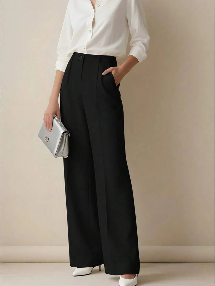 High-Waist Wide-leg Trousers for Women