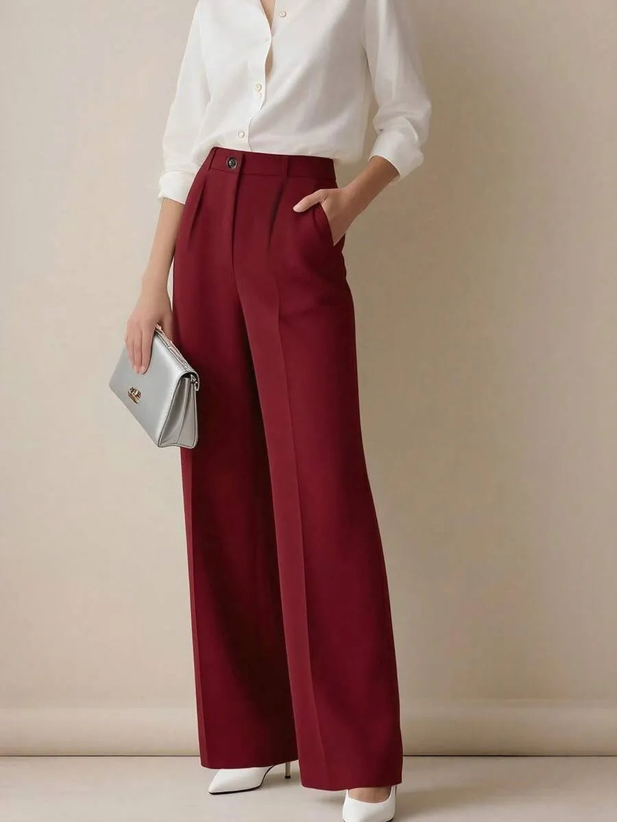 High-Waist Wide-leg Trousers for Women