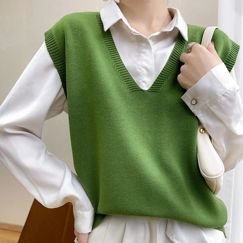 Lightweight Knitted sweater Vest for Women