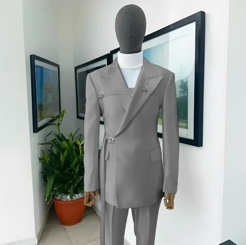 men's White 2-Piece Formal Suit