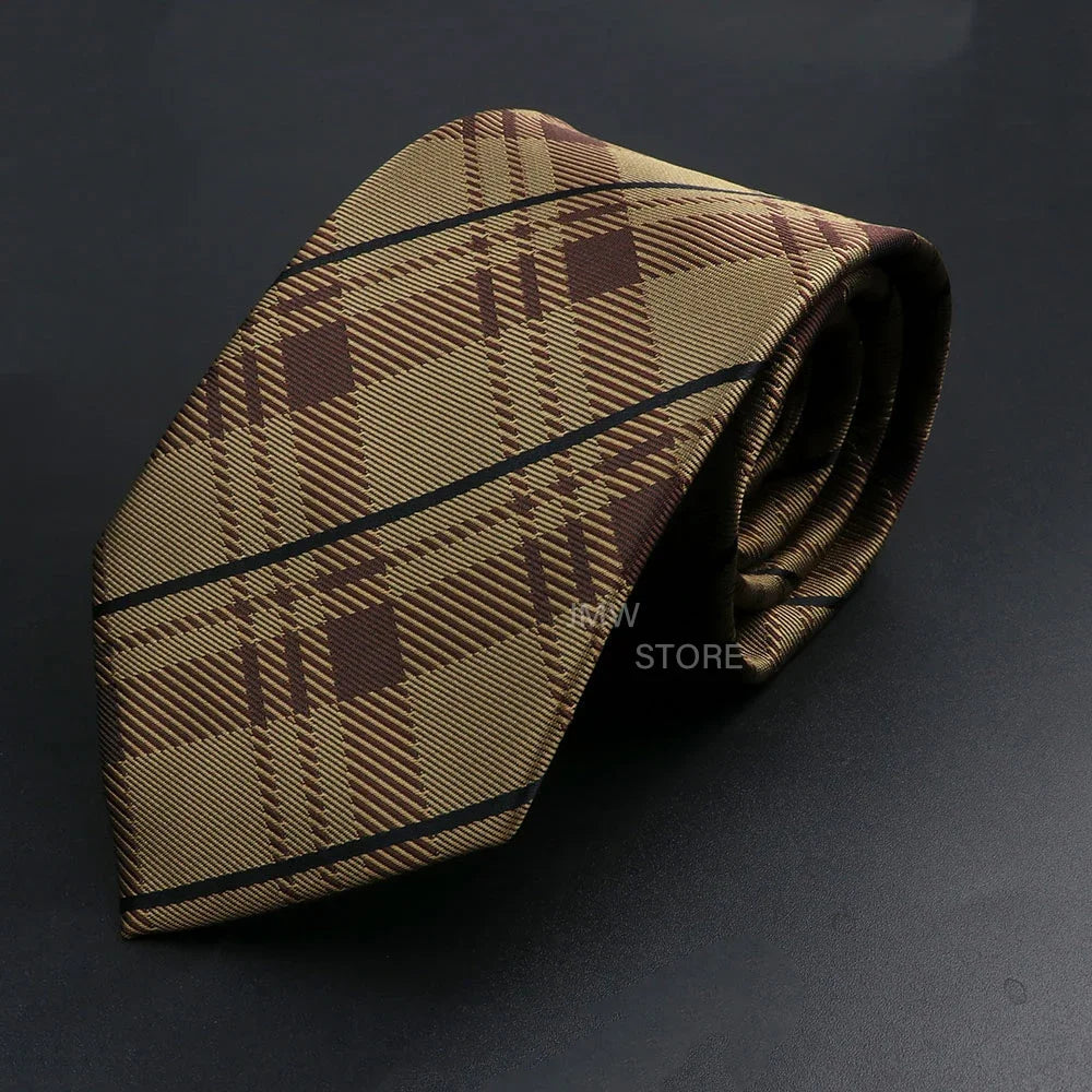 Men’s Brown Tie Collection – Solid, Striped, Paisley & Floral Designs