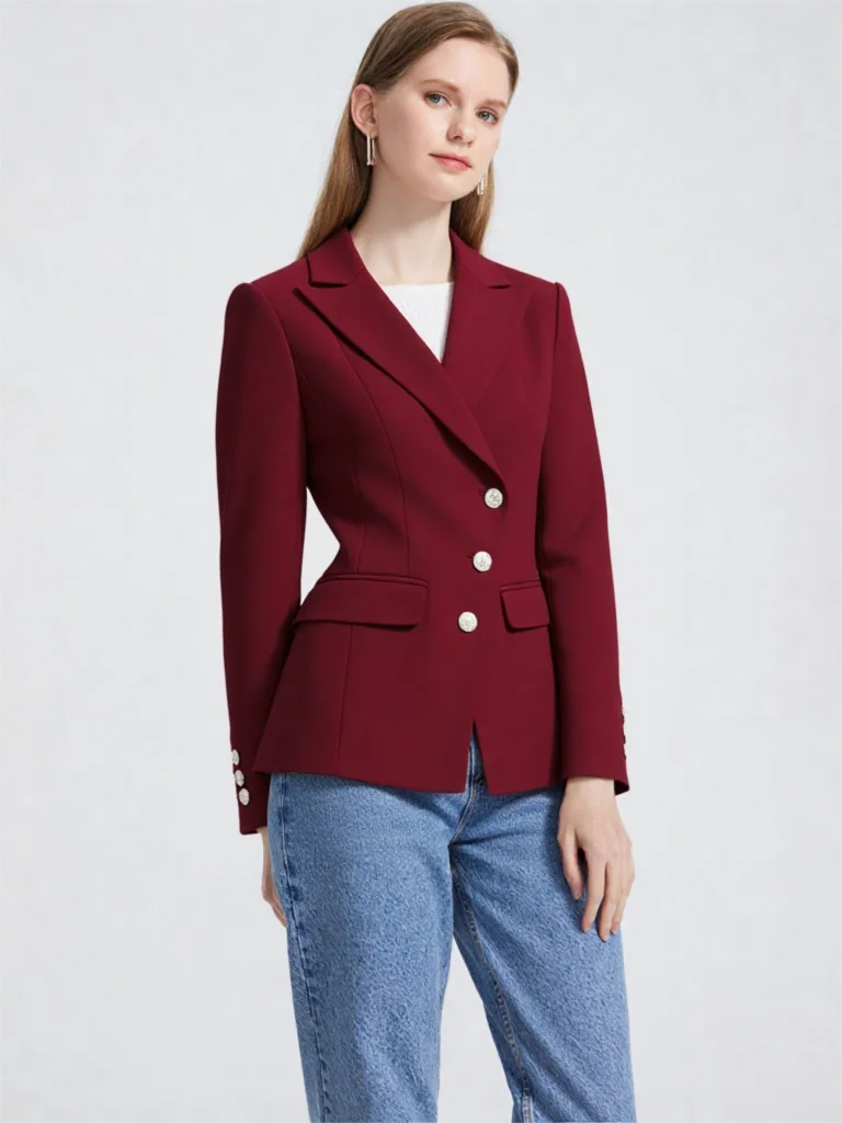 Elegant Tailored Women's Suit Blazer - Office &Formal wear