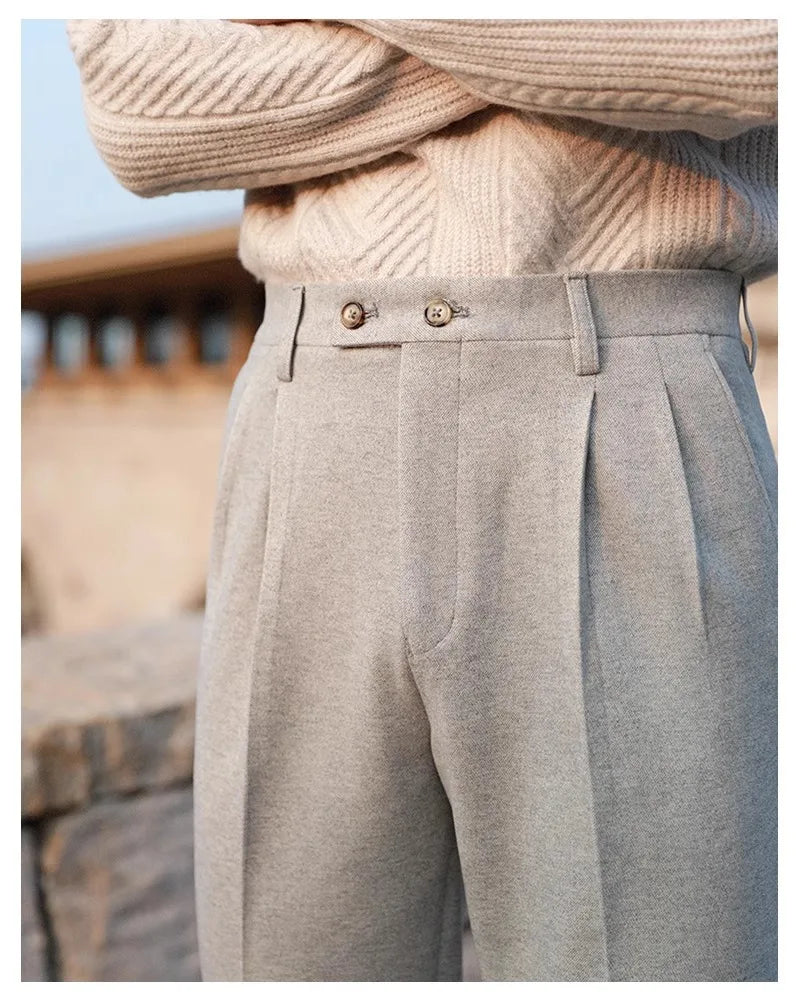 Men's Slim Fit Business Dress Pants