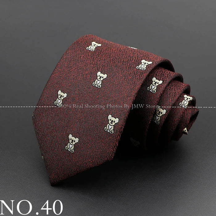Men’s Brown Tie Collection – Solid, Striped, Paisley & Floral Designs