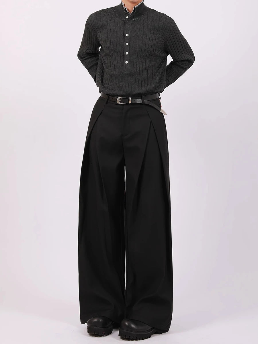 Men's Black Business Dress Pants