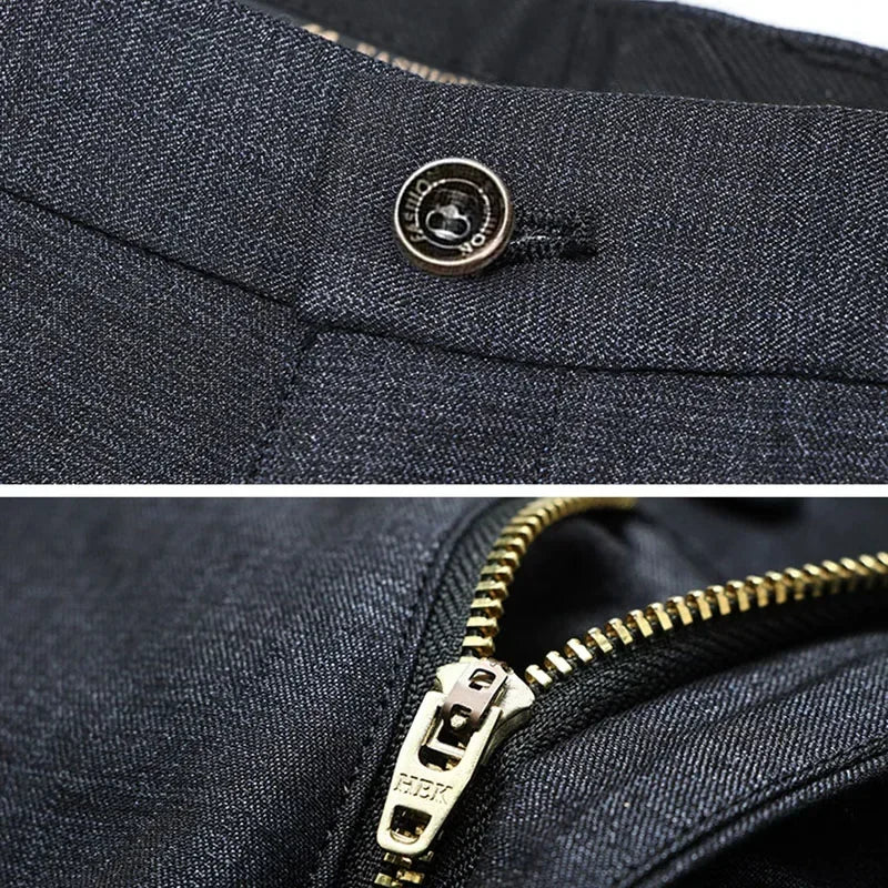 Men's Straight-Leg Business Pants