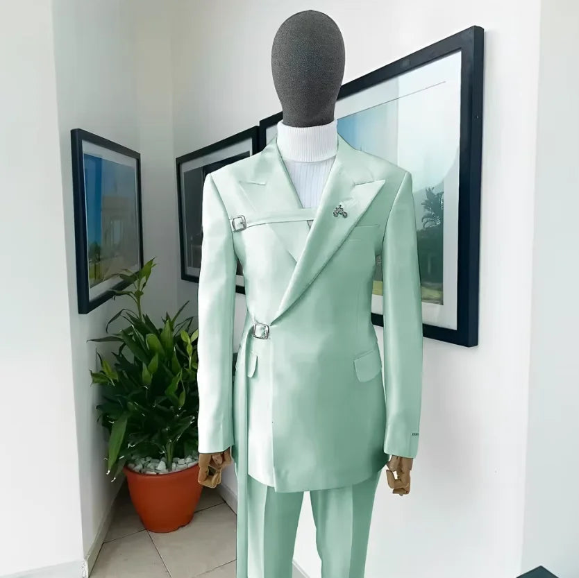 men's White 2-Piece Formal Suit