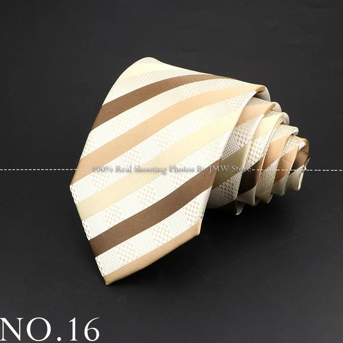 Men’s Brown Tie Collection – Solid, Striped, Paisley & Floral Designs