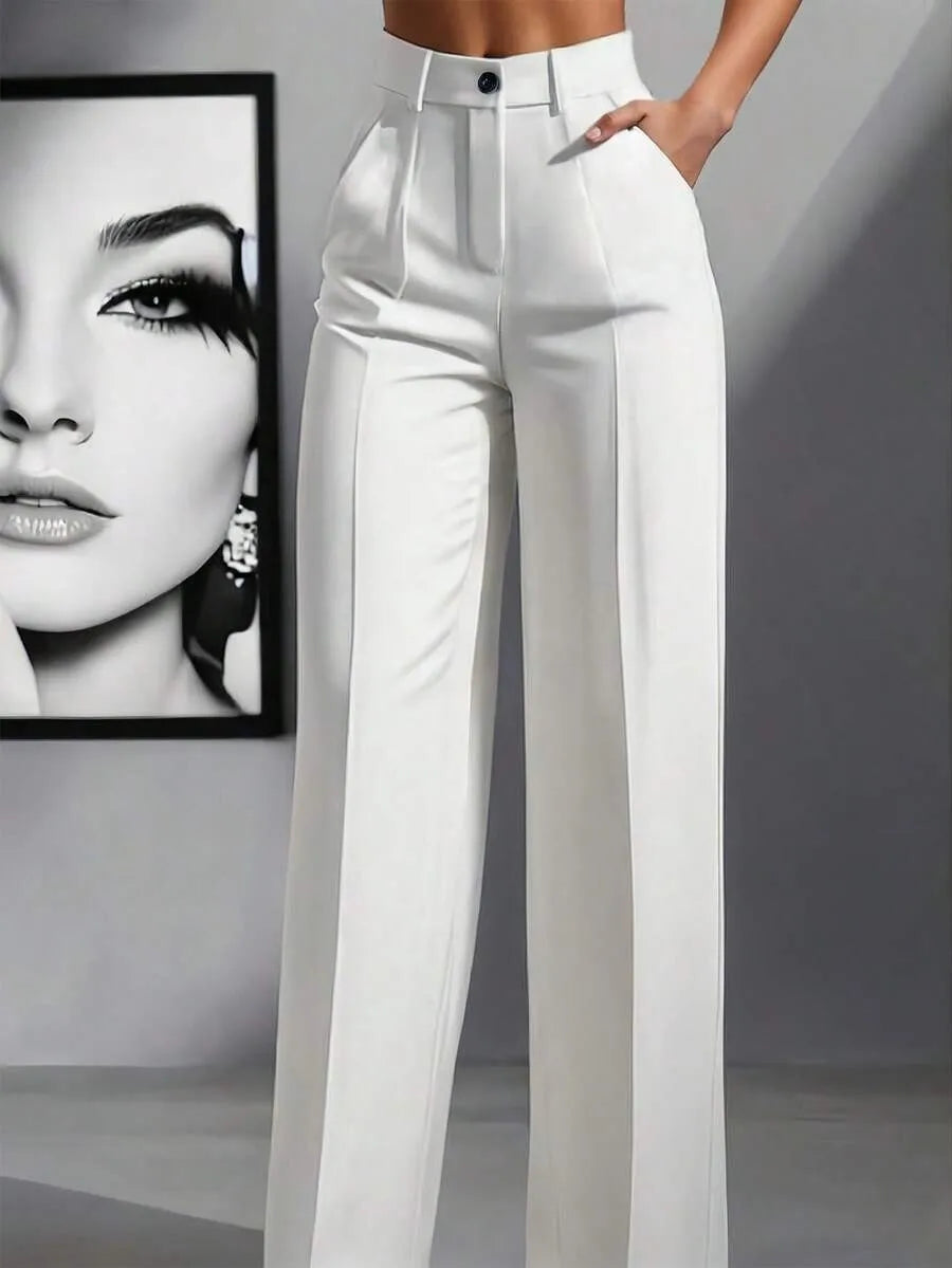 High-Waist Wide-leg Trousers for Women