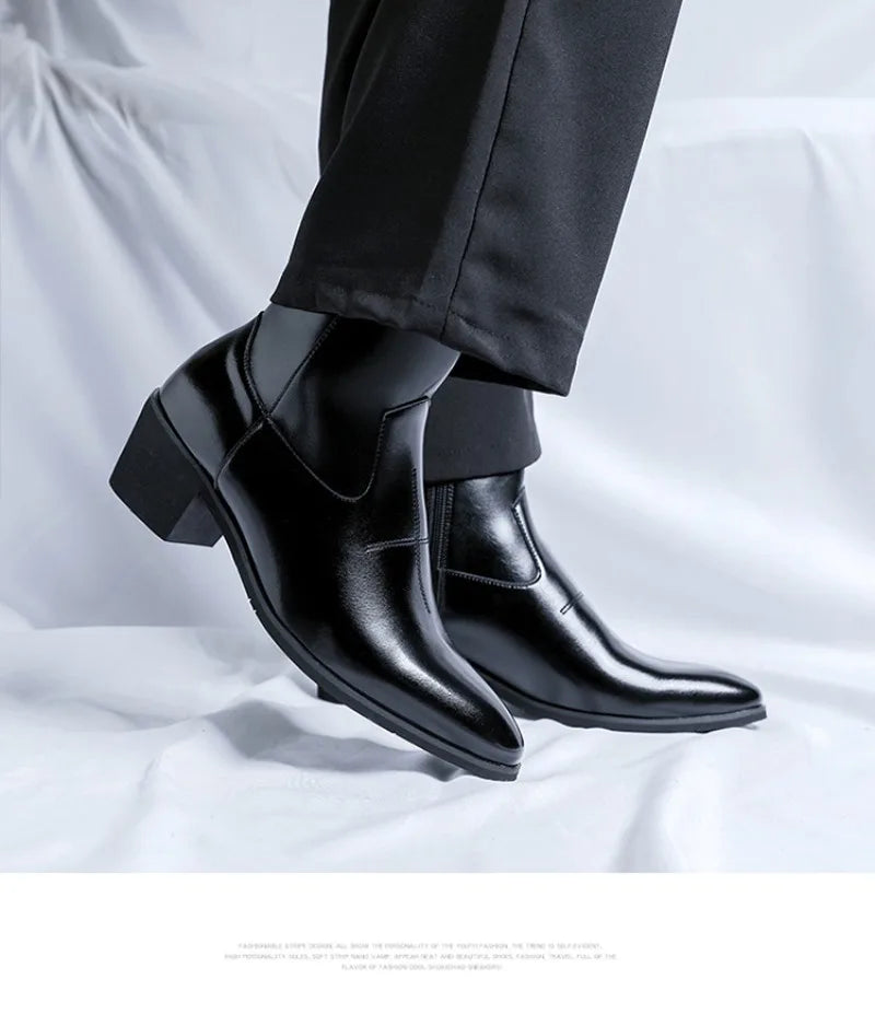 Men's Leather Chelsea Boots
