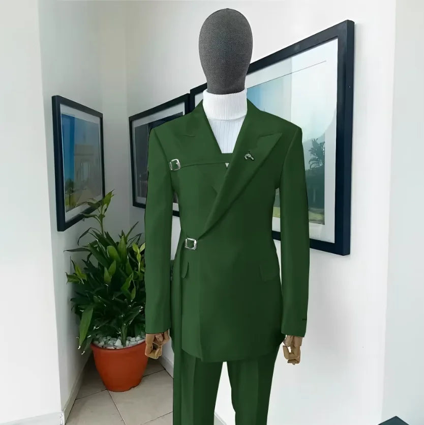 men's White 2-Piece Formal Suit