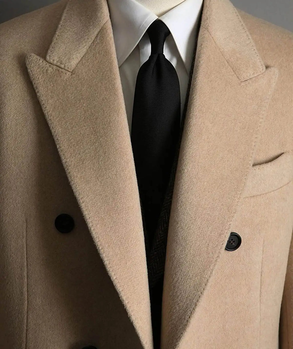Men's Wool Blend Overcoat
