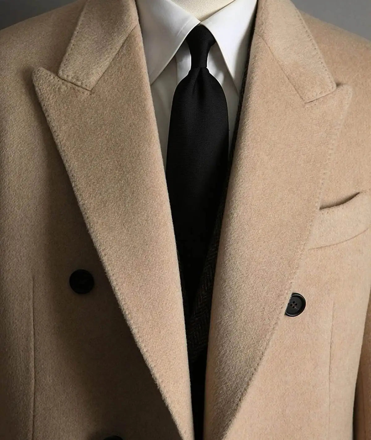 Men's Wool Blend Overcoat