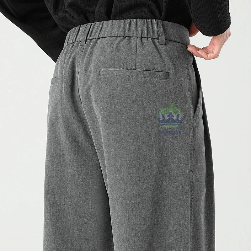 Men’s Relaxed-Fit Business Casual Trousers