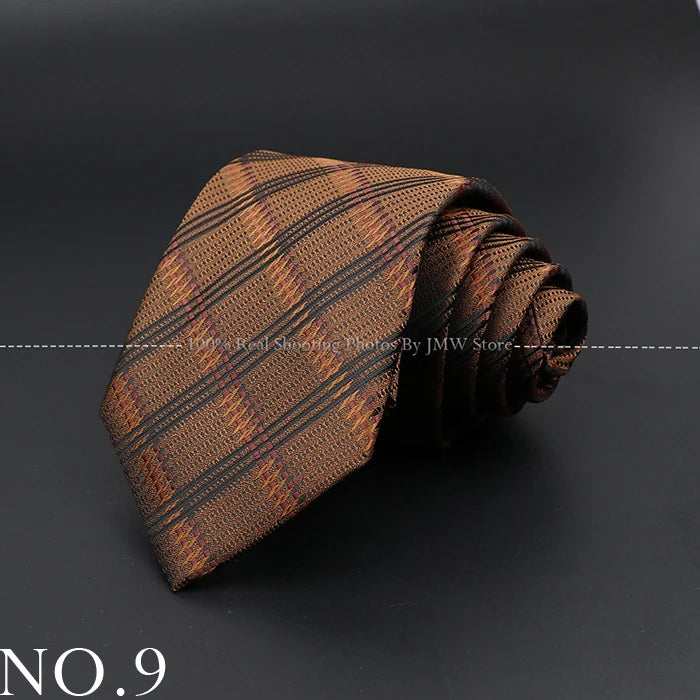 Men’s Brown Tie Collection – Solid, Striped, Paisley & Floral Designs