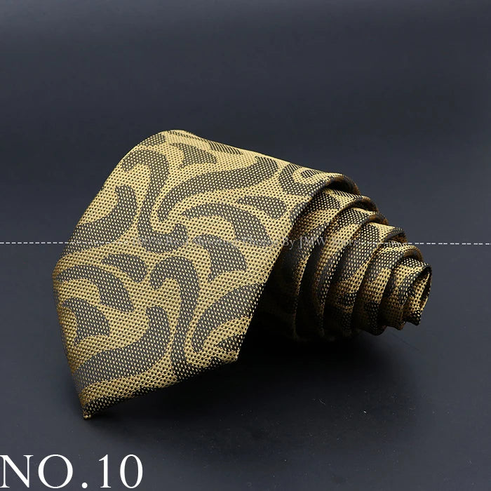 Men’s Brown Tie Collection – Solid, Striped, Paisley & Floral Designs