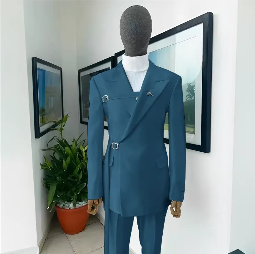 men's White 2-Piece Formal Suit