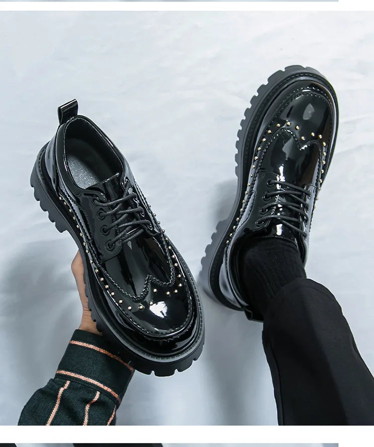 Men's Leather Oxford Dress Shoes